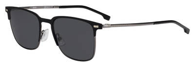 HUGO BOSS Black BOSS 1019/S Sunglasses, 0003 MATTE BLACK