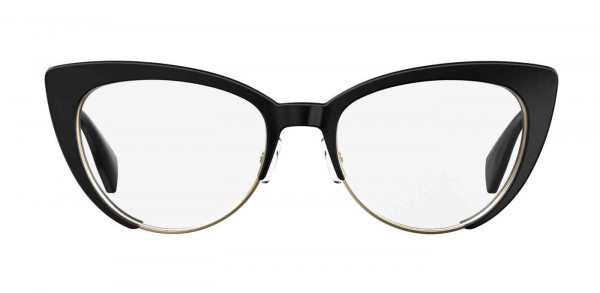 Moschino MOS521 Eyeglasses, 0807 BLACK