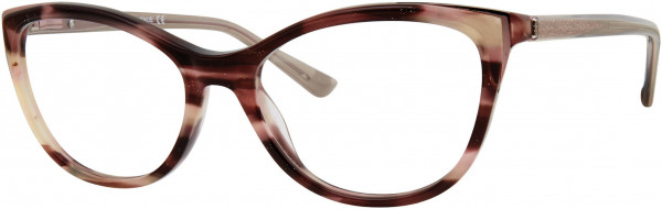 Saks Fifth Avenue Saks 315 Eyeglasses, 0497 Pink Havana Black