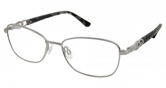 SuperFlex SF-530 Eyeglasses, 1-SILVER BLACK
