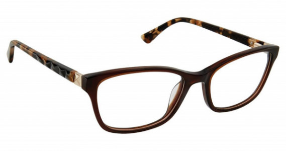 SuperFlex SF-526 Eyeglasses, (1) BROWN