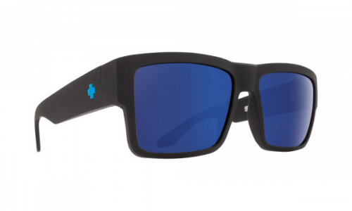 Spy Optic Cyrus Asian Fit Sunglasses, Soft Matte Black / Happy Bronze with Blue Spectra