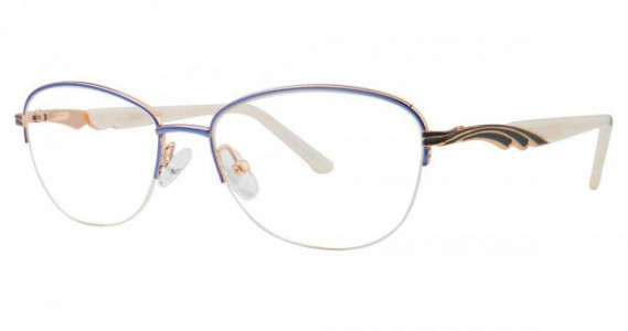 Avalon 5077 Eyeglasses, Blue/Pearl