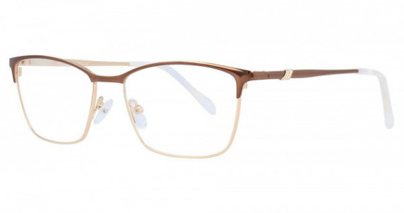 COI Lady Danielle 68 Eyeglasses, Brown/Gold
