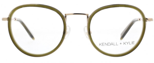 KENDALL + KYLIE RYAN Eyeglasses, Moss Green Crystal