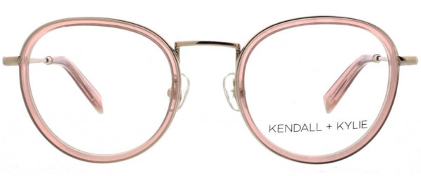 KENDALL + KYLIE RYAN Eyeglasses, Burnt Blush Crystal