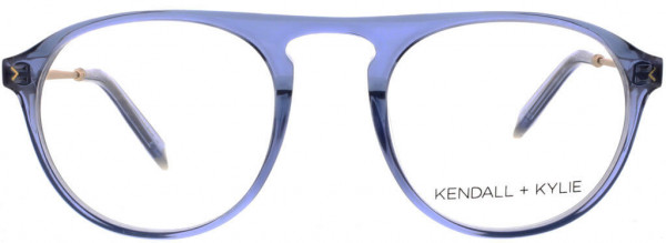 KENDALL + KYLIE Audrey Eyeglasses, Blue Crystal