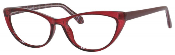 Enhance EN4063 Eyeglasses, Burgundy