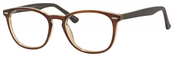 Enhance EN4067 Eyeglasses, Brown/Crystal