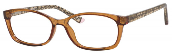 Enhance EN4048 Eyeglasses, Brown/Crystal