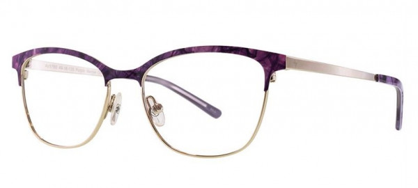 Adrienne Vittadini AV576S Eyeglasses, Purple Marble