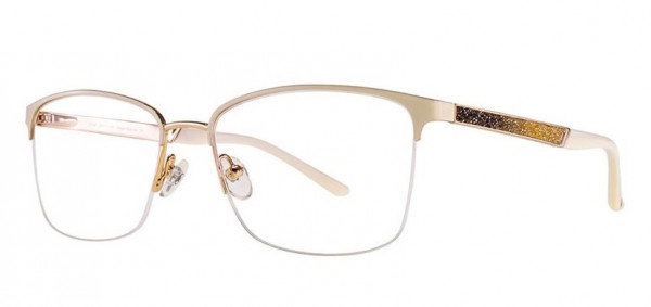 Adrienne Vittadini AV1234 Eyeglasses, Beige Sparkle