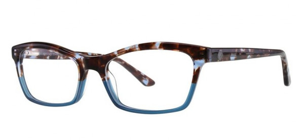Adrienne Vittadini AV574S Eyeglasses, Tort/Blue