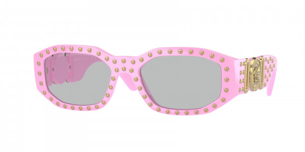 Versace VE4361 Sunglasses, 539687 PINK LIGHT GREY (PINK)
