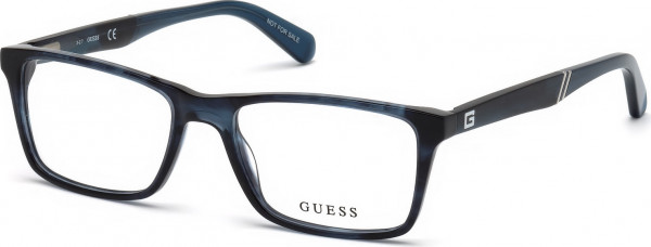 Guess GU1954 Eyeglasses, 092 - Matte Blue / Matte Blue