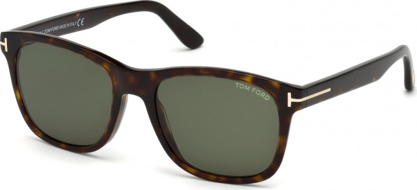 Tom Ford FT0595 ERIC-02 Sunglasses, 52N - Dark Havana / Dark Havana