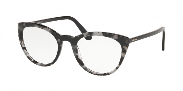 Prada PR 07VV CATWALK Eyeglasses, 5281O1 CATWALK GREY HAVANA (GREY)