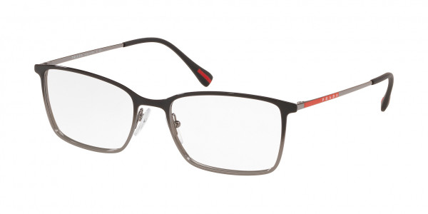 Prada Linea Rossa PS 51LV LIFESTYLE Eyeglasses, 5791O1 LIFESTYLE TOP BLACK GRADIENT/G (BLACK)