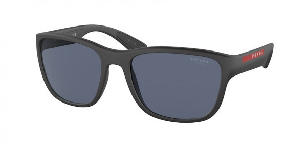 Prada Linea Rossa PS 01US ACTIVE Sunglasses, DG009R ACTIVE RUBBER BLACK BLUE TUNIN (BLACK)