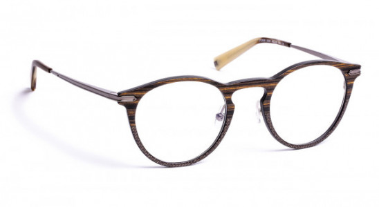 J.F. Rey JF2836 Eyeglasses, BROWN WOOD/CARBON BLUE (9022)