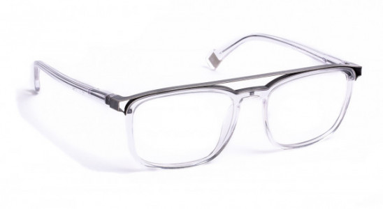 J.F. Rey JF1469 Eyeglasses, 1015 CRYSTAL/ANTIC SILVER