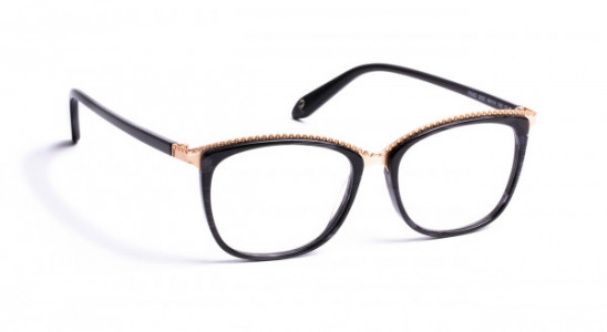 J.F. Rey PA063 Eyeglasses, NICE BLACK/PINK GOLD (0050)
