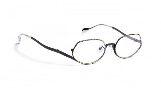 Boz by J.F. Rey HIBIS Eyeglasses, 0050 AF BLACK/SHINY GOLD