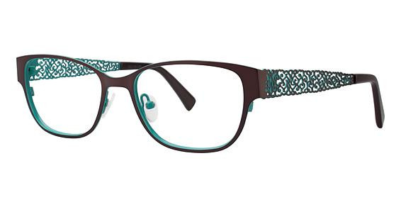 Vivian Morgan 8044 Eyeglasses, Brwon/Turquoise