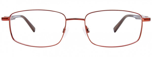 EasyClip EC493 Eyeglasses, 010 - Shiny Dark Brown & Dark Brown