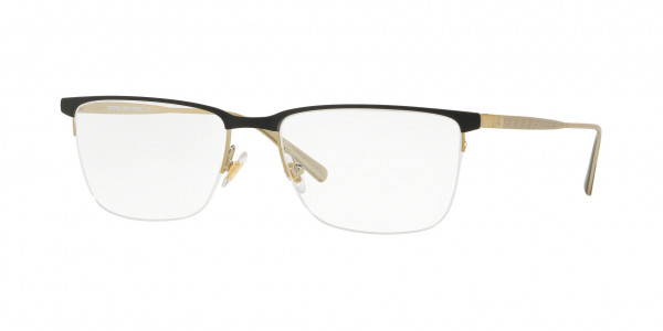Brooks Brothers BB1061 Eyeglasses, 1506 BRUSHED LIGHT GOLD/BLACK (GOLD)