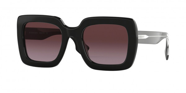 Burberry BE4284 Sunglasses, 3803T3 BLACK POLAR GREY GRADIENT (BLACK)