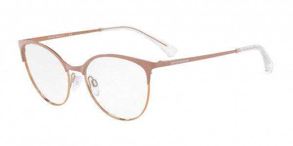 Emporio Armani EA1087 Eyeglasses, 3167 SHINY PINK & ROSE GOLD (BRONZE/COPPER)