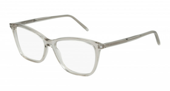 Saint Laurent SL 259 Eyeglasses, 008 - BEIGE with TRANSPARENT lenses
