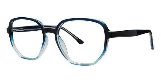 Modern Optical PLAZA Eyeglasses, Navy/Ice Blue