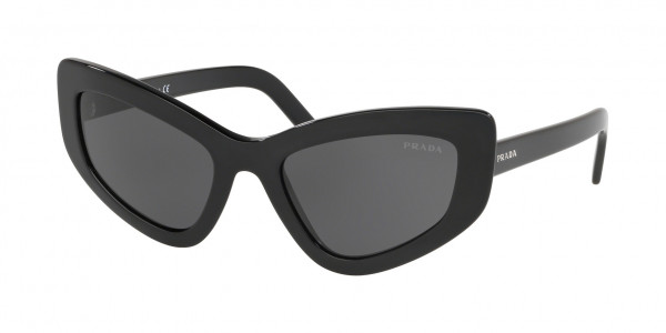 Prada PR 11VS CATWALK Sunglasses, 1AB5S0 CATWALK BLACK/ GREY (BLACK)