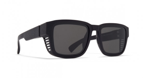 Mykita Mylon BOOST Sunglasses, MD1 PITCH BLACK - LENS: GREY SOLID