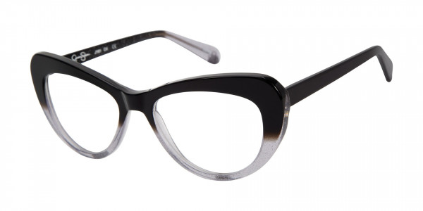 Jessica Simpson J1161 Eyeglasses, OX BLACK TO CRYSTAL SPARKLE