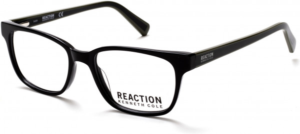 Kenneth Cole Reaction KC0809 Eyeglasses, 001 - Shiny Black / Shiny Black
