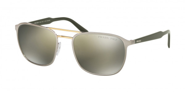 Prada PR 75VS CONCEPTUAL Sunglasses, YDC0A9 CONCEPTUAL TOP BLACK ON GUNMET (BLACK)