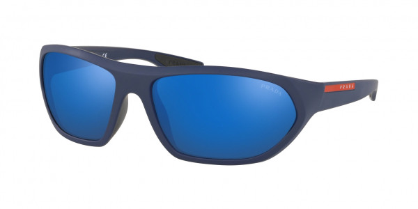 Prada Linea Rossa PS 18US ACTIVE Sunglasses, MA39P1 ACTIVE MATTE BLUE/BLUE BLUE MI (BLUE)