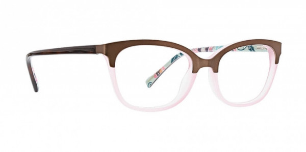 Vera Bradley Kimi Eyeglasses, Mint Flowers