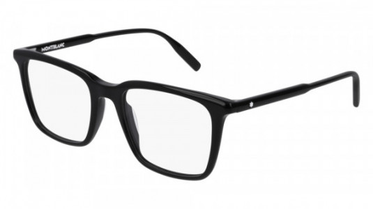 Montblanc MB0011O Eyeglasses, 008 - GREY with TRANSPARENT lenses