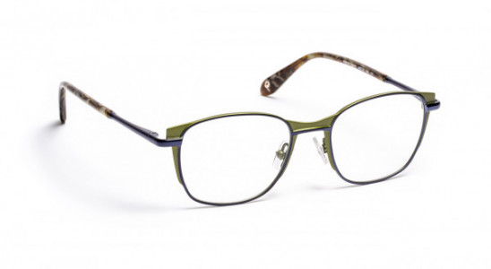 J.F. Rey PM056 Eyeglasses, SHINY NAVY/KAHKI (2940)