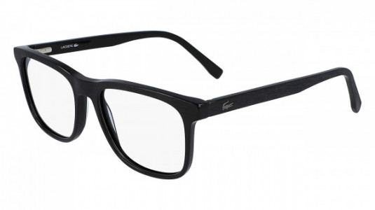 Lacoste L2849 Eyeglasses, (035) TRANSPARENT GREY/WOOD