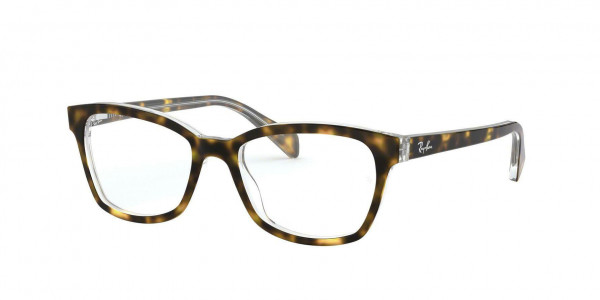 Ray-Ban Junior RY1591 Eyeglasses, 3805 HAVANA ON TRANSPARENT (BROWN)