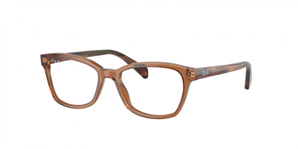 Ray-Ban Junior RY1591 Eyeglasses, 3923 TRASPARENT BROWN (BROWN)