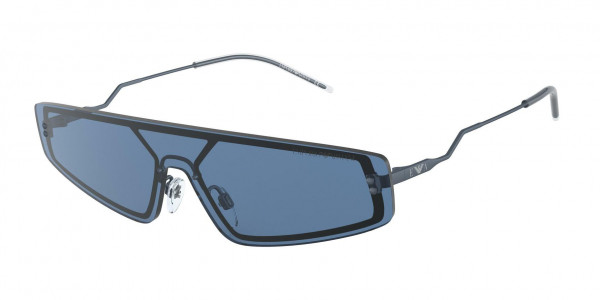Emporio Armani EA2092 Sunglasses, 309280 MATTE BLUE (BLUE)
