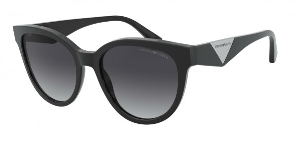 Emporio Armani EA4140F Sunglasses, 50018G SHINY BLACK (BLACK)