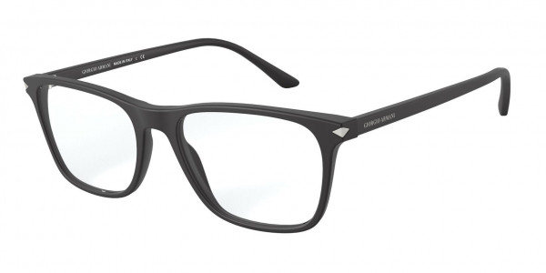 Giorgio Armani AR7177F Eyeglasses, 5042 MATTE BLACK (BLACK)