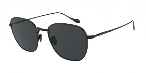 Giorgio Armani AR6096 Sunglasses, 300161 MATTE BLACK GREY (BLACK)